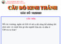 CÂU SỐ 19/2026 – DÀNH CHO HUYNH TRƯỞNG