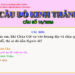 CÂU SỐ 18/2026 – DÀNH CHO THIẾU NHI