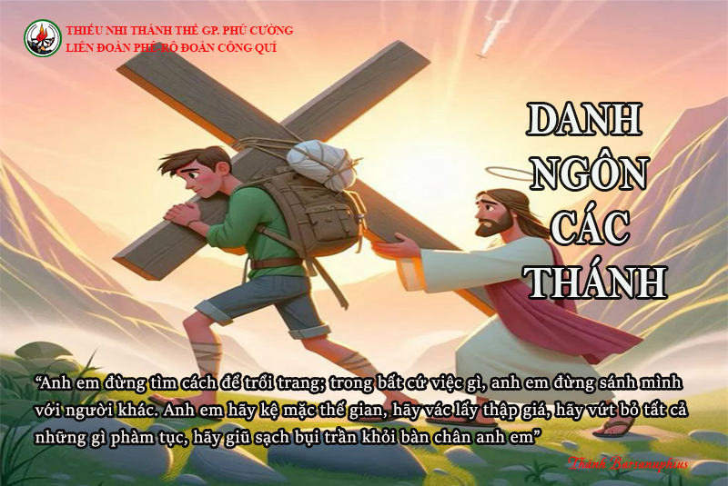 DANH NGÔN CÁC THÁNH