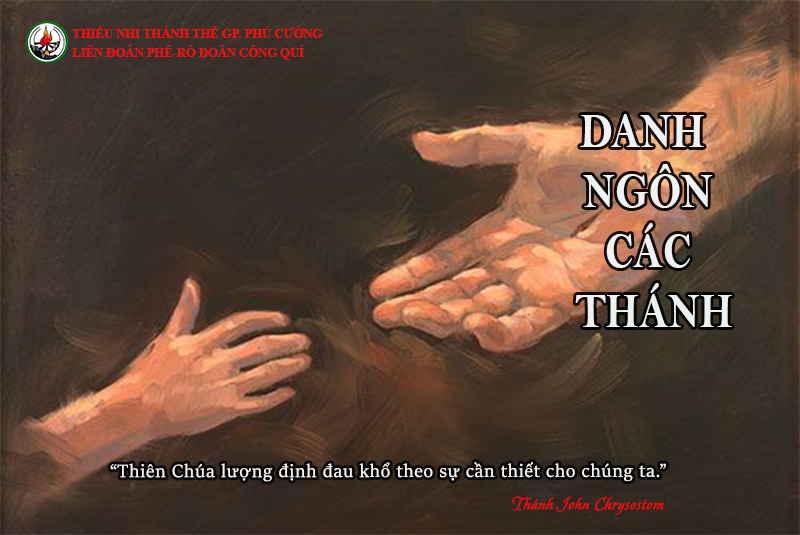 DANH NGÔN CÁC THÁNH