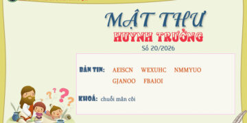 MẬT THƯ SỐ 20/2026 – DÀNH CHO HUYNH TRƯỞNG