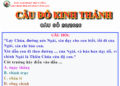 CÂU SỐ 20/2026 – DÀNH CHO HUYNH TRƯỞNG