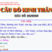CÂU SỐ 20/2026 – DÀNH CHO HUYNH TRƯỞNG