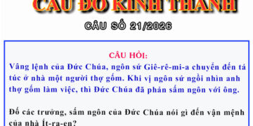CÂU SỐ 21/2026 – DÀNH CHO HUYNH TRƯỞNG