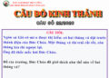 CÂU SỐ 22/2026 – DÀNH CHO HUYNH TRƯỞNG